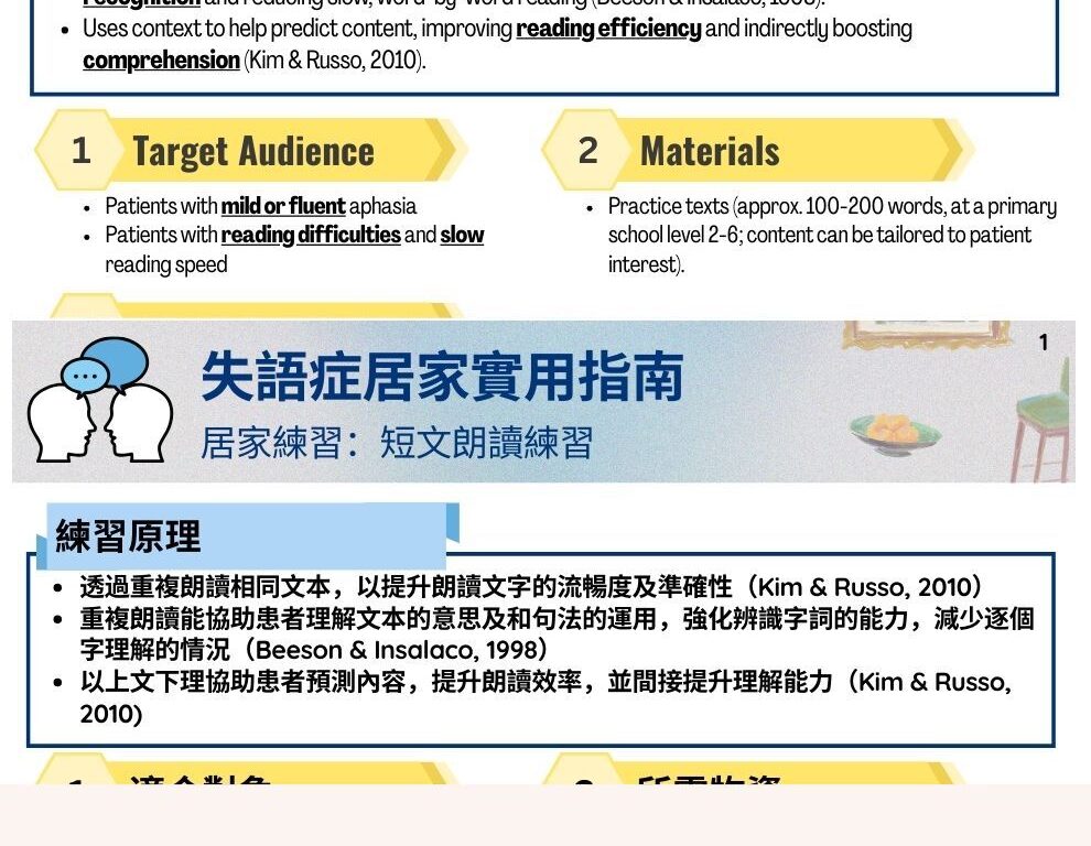 3.4.1 居家練習：短文朗讀練習