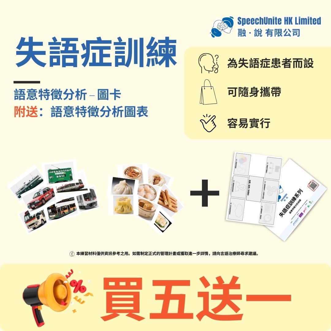 Aphasia Training Kit: Picture Cards (Buy FIVE get ONE FREE) [With FREE Semantic Network Table]