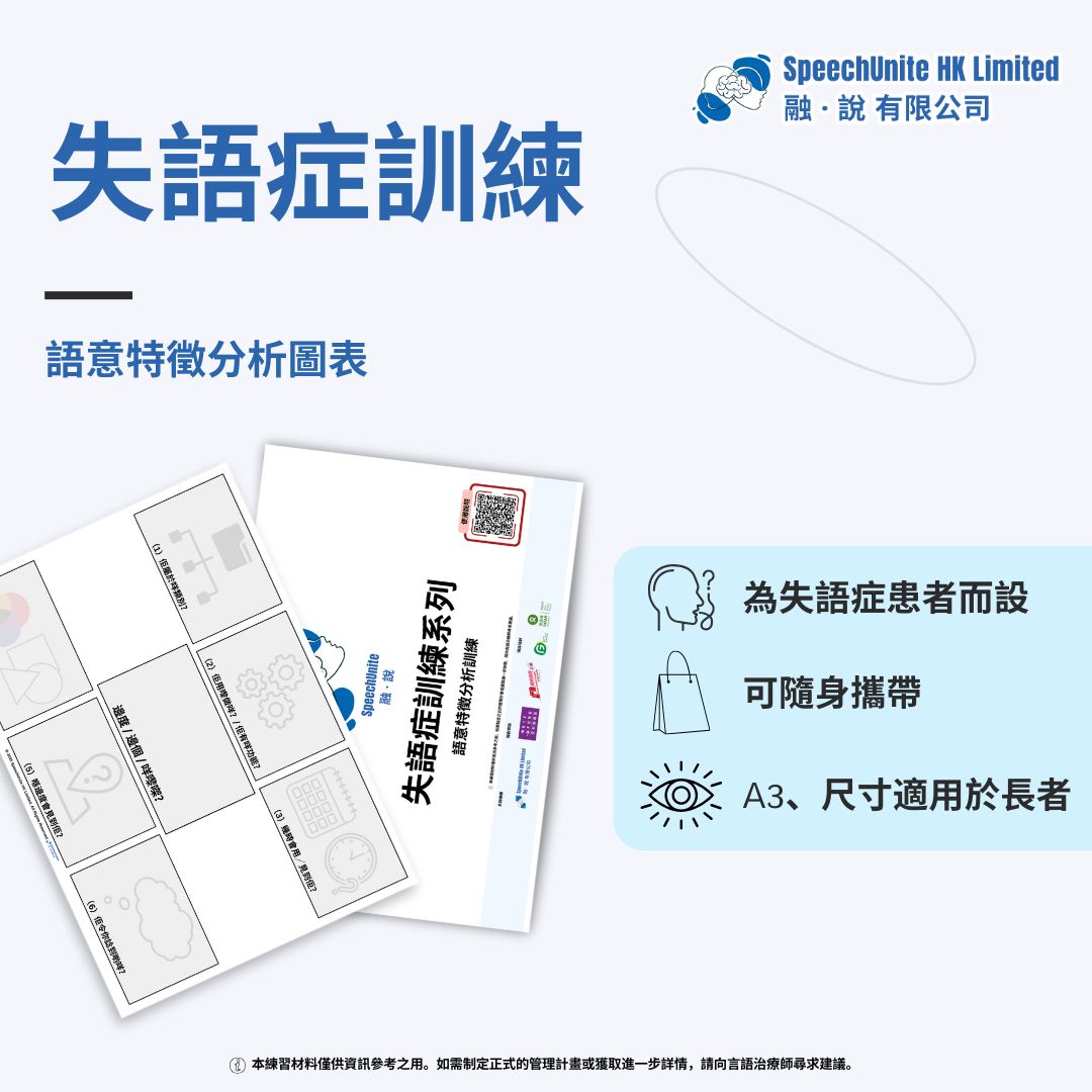 Aphasia Training Kit: Semantic Network Table [PDF Version]